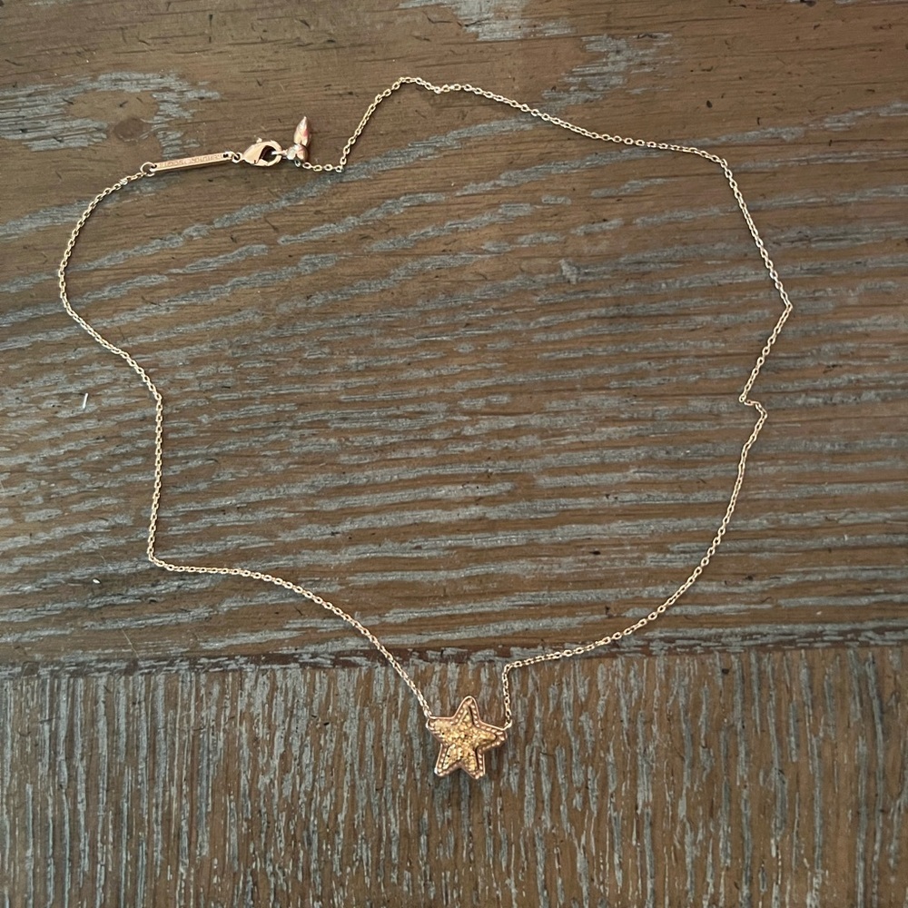 Kendra Scott Druzy Star Necklace
